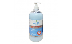 AURA CLEAN жидкое мыло-крем Антибактериальное с д-пантенолом 1л