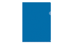 Папка-уголок OfficeSpace A4 Синяя пласт /700*20